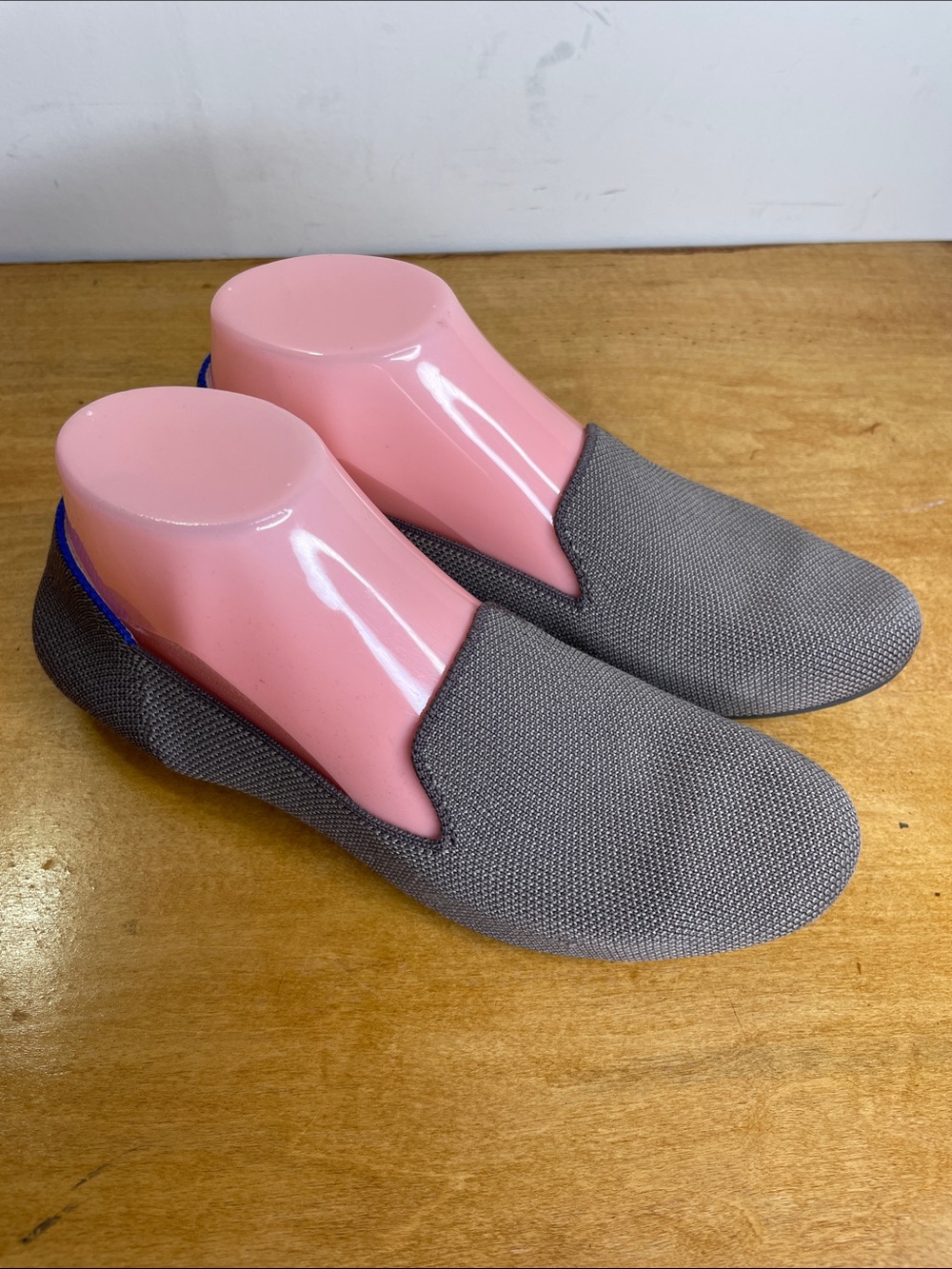 Rothy's Taupe Woven Slip-On Flats